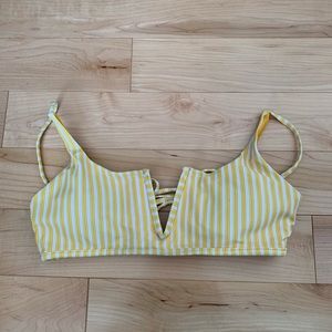 yellow Zaful bikini top